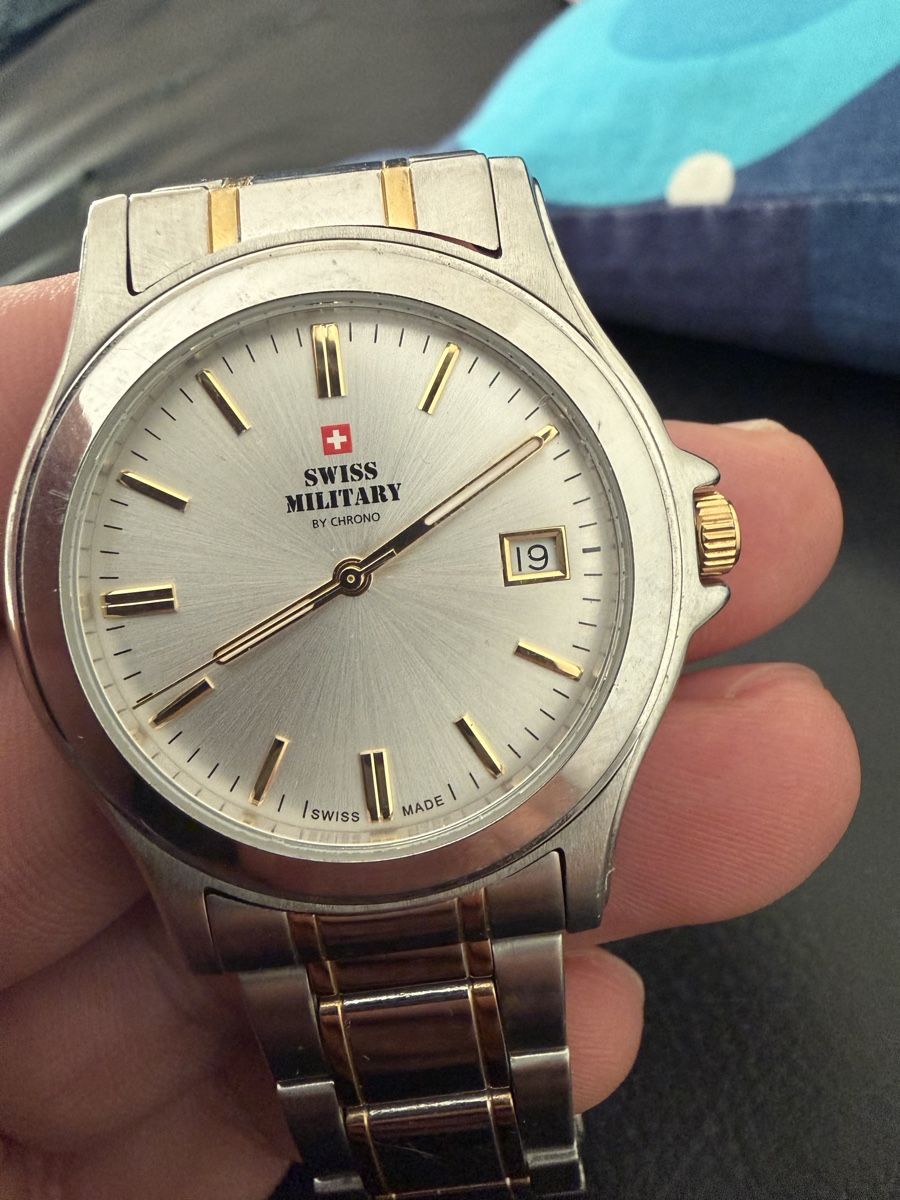 Swiss Military Orologi: SWISS MILITARY Herrenuhr läuft – Usato da Baden venduto da noli.r 1
