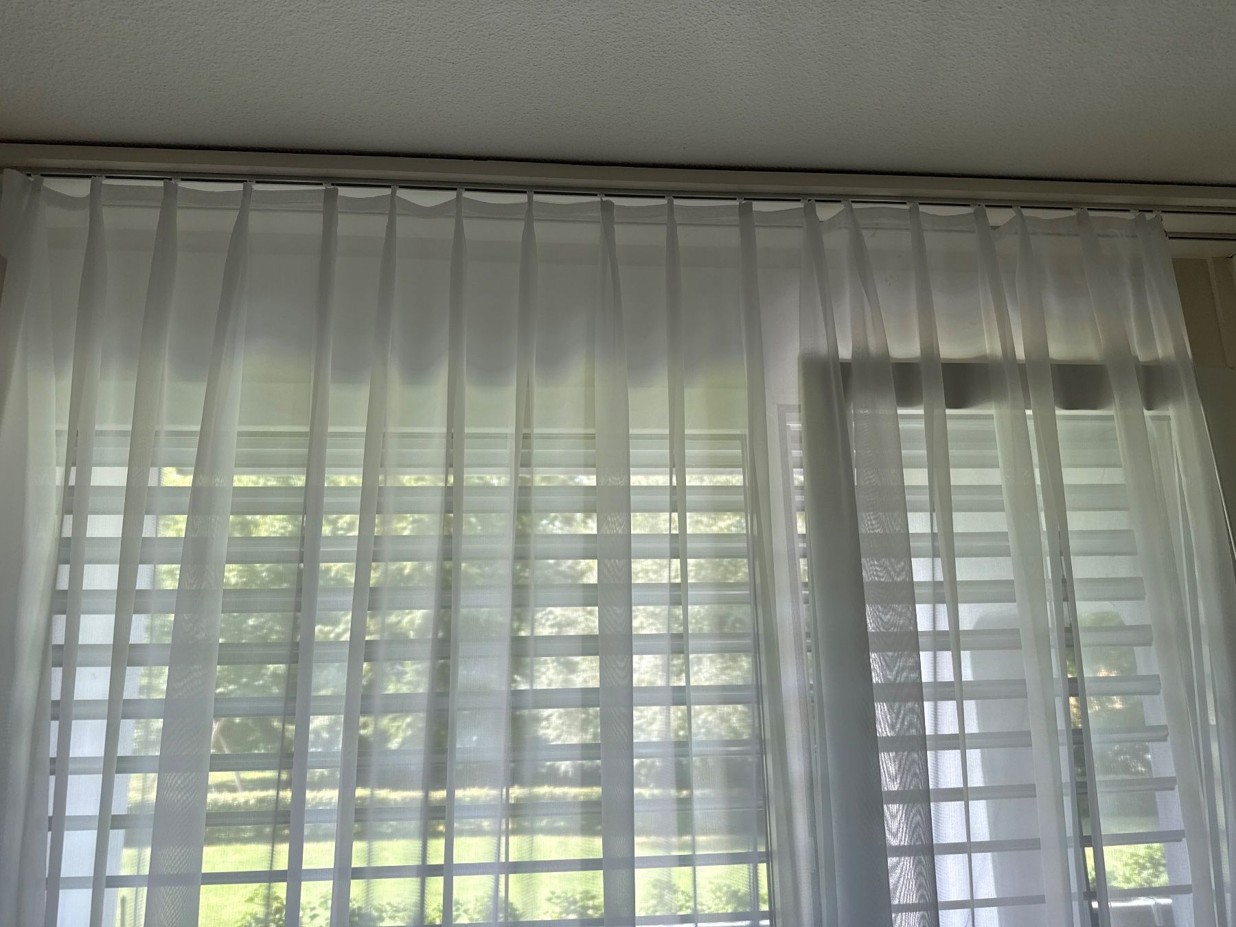 Vorhänge: Transparente Vorhänge Weiss- Neu – Neu (gemäss Beschreibung) aus Zug von Jm2005 1