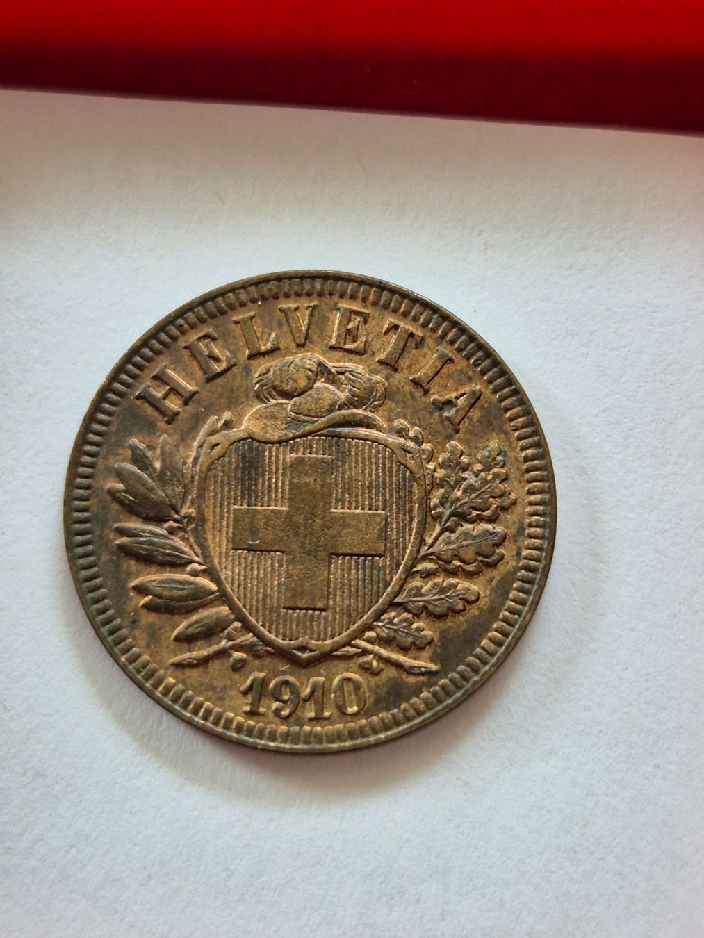 Tutti le monete: 2 Rappen 1910 - TOP - Kat. FR. 75.--! – Usato da Mels venduto da Goldenfalcon