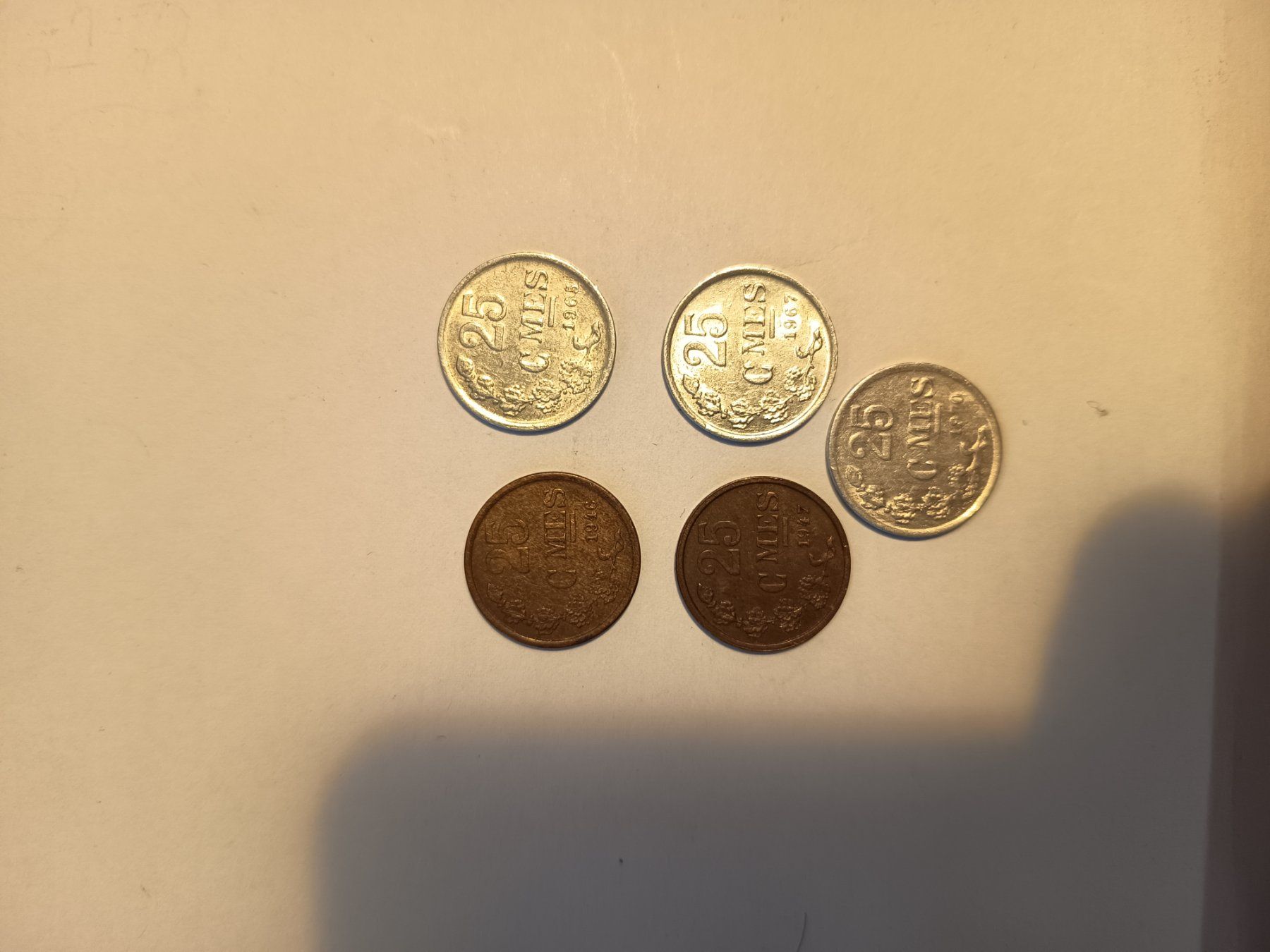 Tutti le monete: 25 centimes versch.jahrgänge luxenburg   grip nr64 – Usato da Wattwil venduto da LuckyLegoandCoins 1