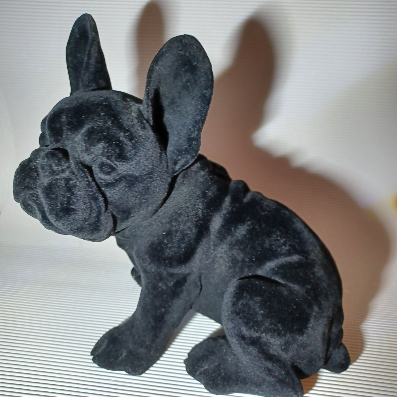 Statuette: MOPS/ Schwarzer Hund aus Samet . – Usato da Zürich venduto da Bellabo 6