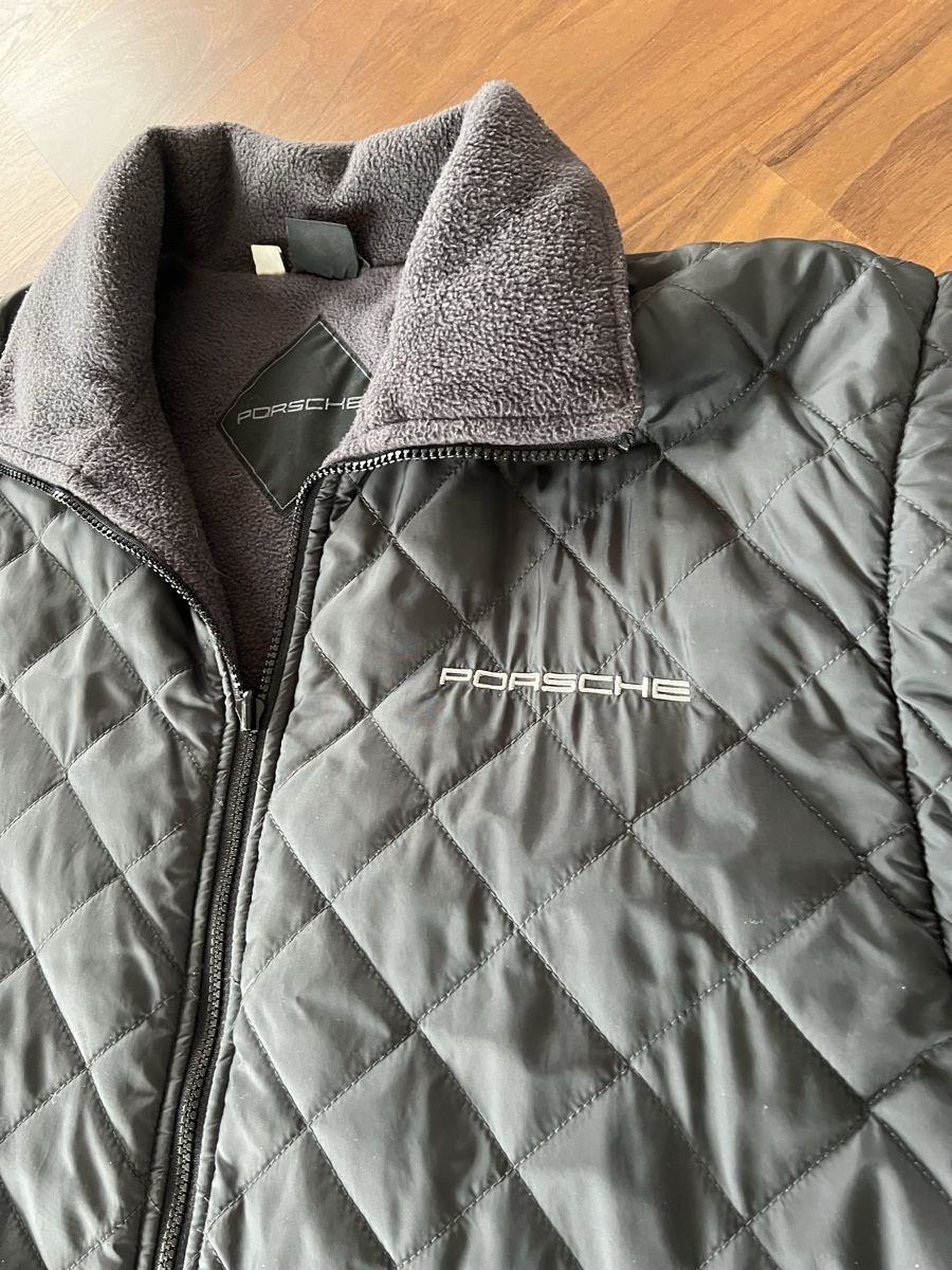 Porsche Giacche: Porsche Jacke Steppjacke Übergangsjacke grau/anthrazit – Usato da Wolfwil venduto da Poulet60 2