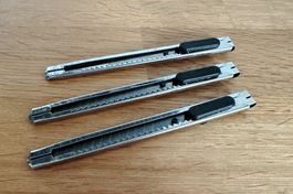 Neu! Teppichmesser Cuttermesser Abbrechmesser Edelstahl