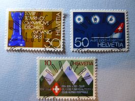 1968 Sonderpostmarken 453-455 ET Vollstempel