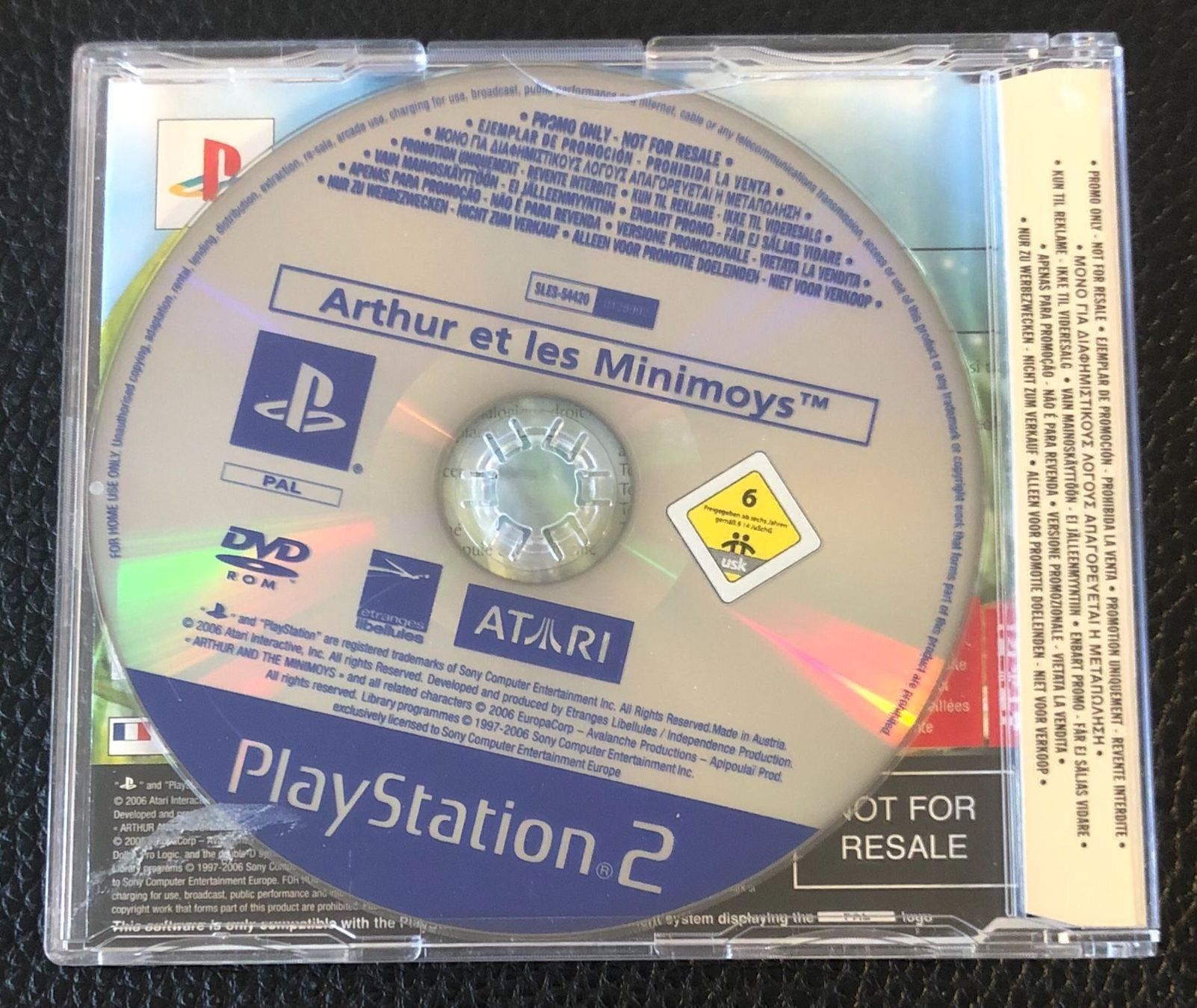 Sony Spiele: Arthur Sony PS2 Promo – Gebraucht aus Kestenholz von Naruto_01 1