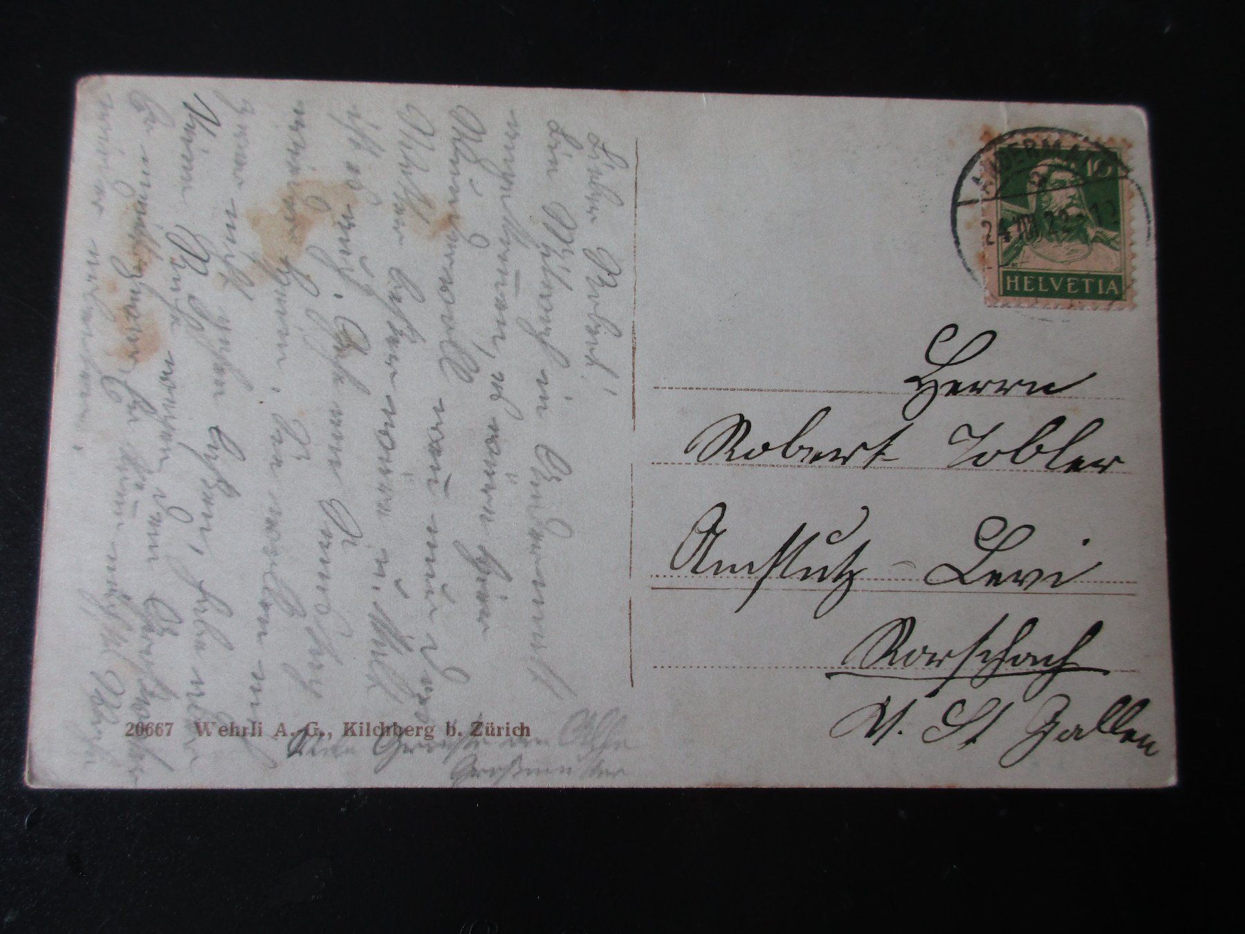 Cartoline postali: ANDERMATT mit Kaserne / Gel. 1922 / Ansichtskarte – Usato da Eschenbach LU venduto da Jack1711 1