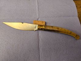 Tanuccio Leoni Iscanu coltello lama 14,5 cm manico muflone