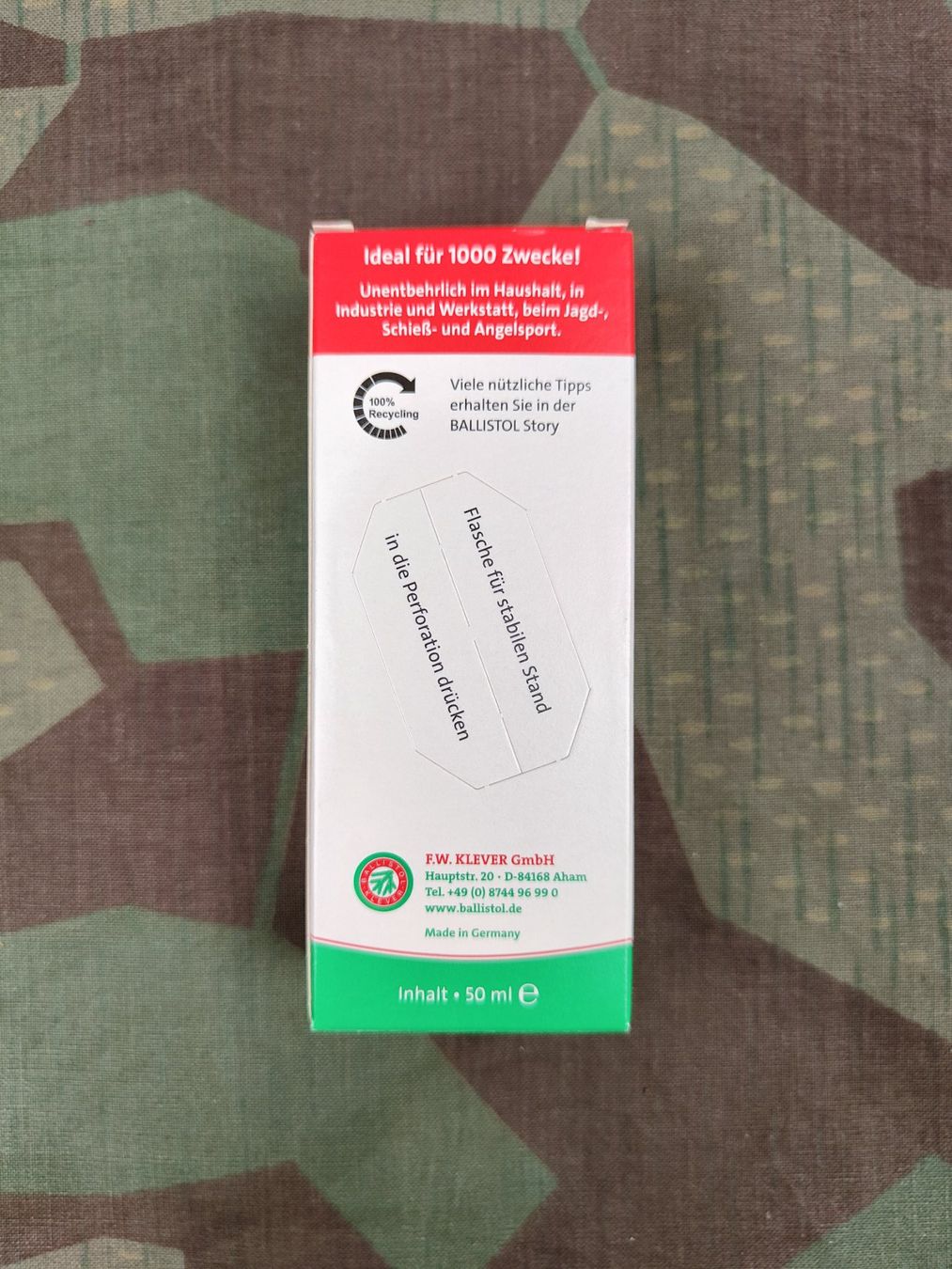 Schweizer Armee Uniformi: Ballistol Universalöl 50 ml – Nuovo e nell'imballaggio originale da Bauma venduto da SwissMilitaria 2