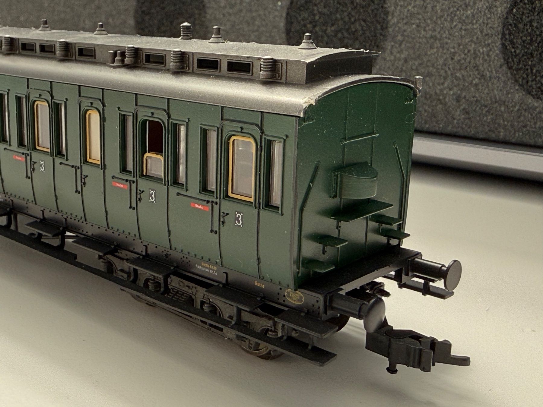 Fleischmann Modellini di ferrovie: FLM 5087 DRG Abteil Personenwagen 3.Kl. / DC HO – Usato da Jonschwil venduto da sutfra12 1