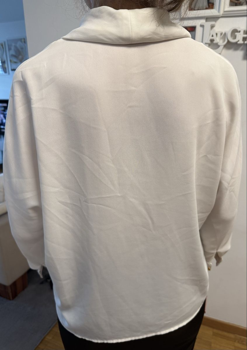 Zara Camicette: Chemisier Zara Basic, taille XS, blanc, élégant – Usato da Les Avanchets venduto da NR07 1