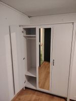 Kleiderschrank weiss mit Spiegel drei Türen gebraucht