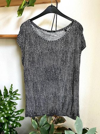 neuwertiges Top von Opus, 38, schwarz weiss