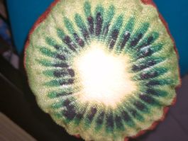Nacken-/Fussrollenkissen Kiwi
