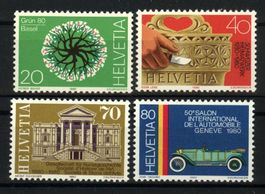 1980, Nr.636–639, Sonderpostmarken I ** (1)