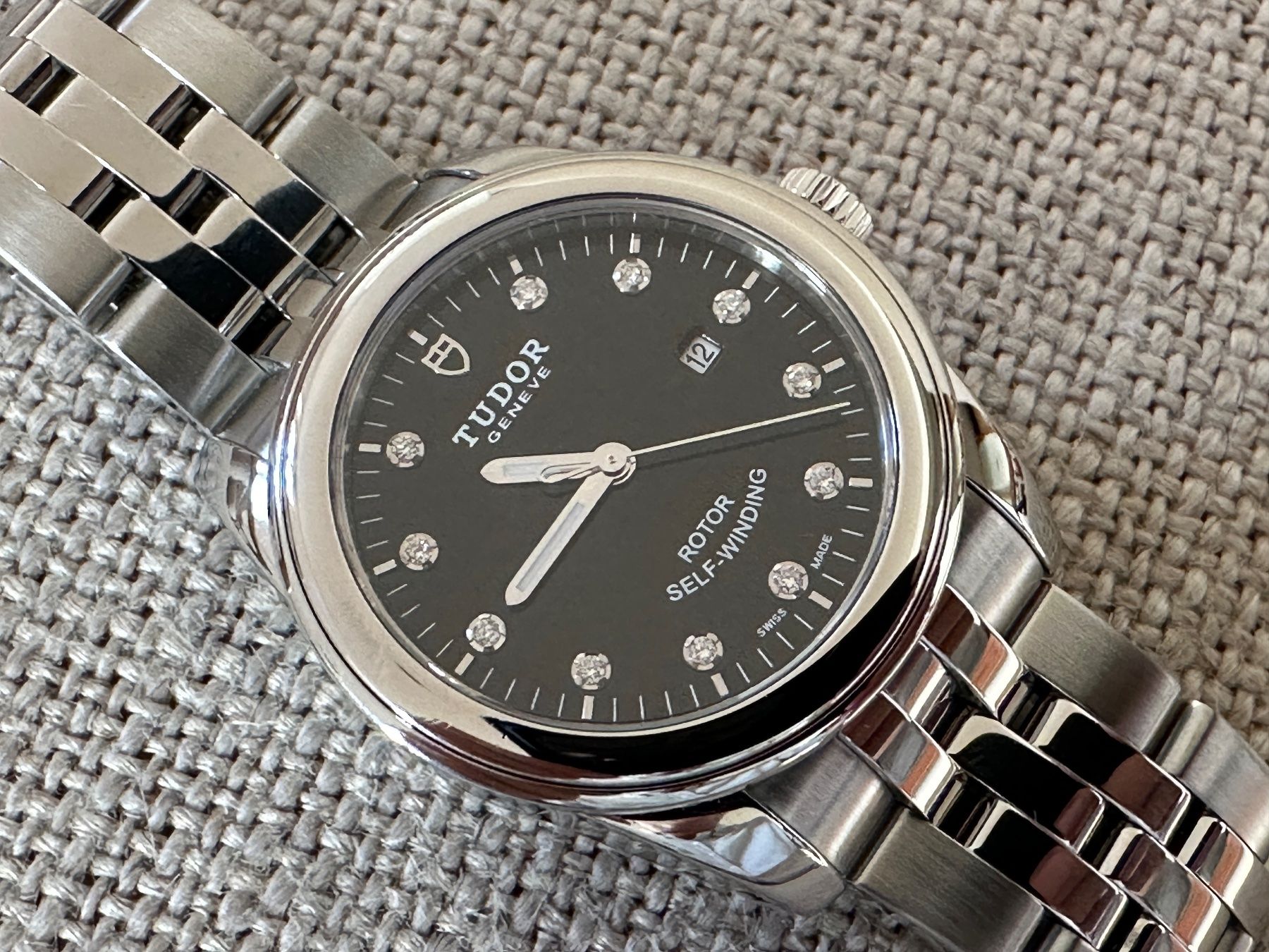 Tudor Orologi: Tudor Glamour Date Diamond Automatic 31mm Full-Set + Invoice – Usato da Matten b. Interlaken venduto da cour13 1