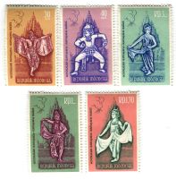 Briefmarken "Ballett". Indonesien