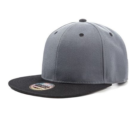 Hip Hop Cap Snapback Sonnenschutz Hut schwarz/grau