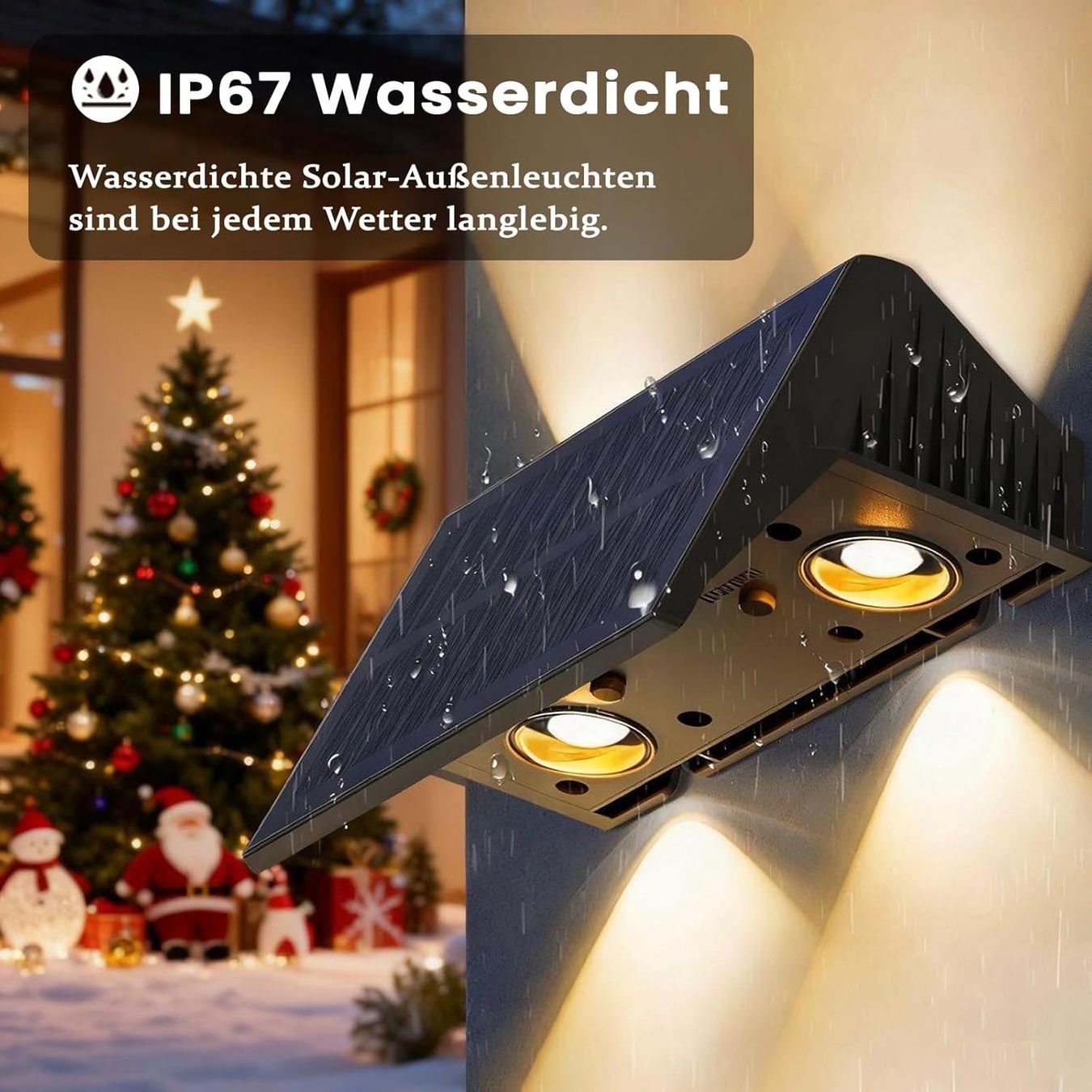 Lampen: Solar Wandleuchte aussen warmweiss 4er Set – Neu und originalverpackt aus Zürich von jasminleut 3