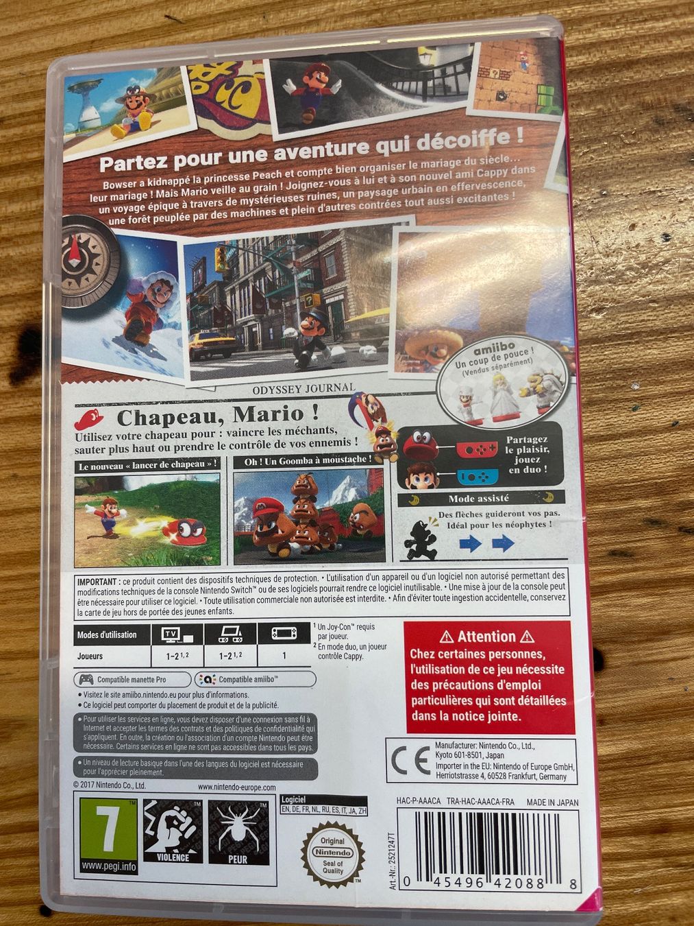 Nintendo Spiele: Super Mario odyssey Switch Nintendo – Gebraucht aus Bellelay von  1