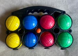 Jeu de boules/pétanque, 8 boules colorées