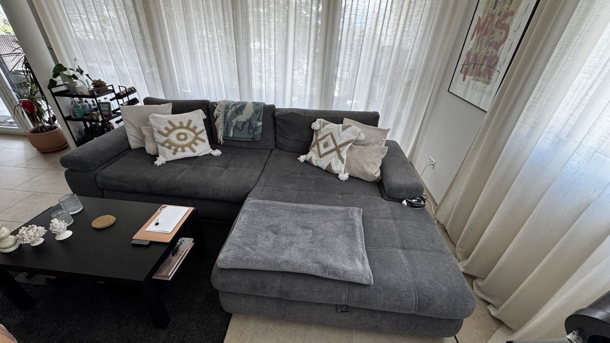 Divani: Carryhome ECKSOFA in Flachgewebe Grau 173/294 cm – Usato da Eschen venduto da 14Jessica14 5