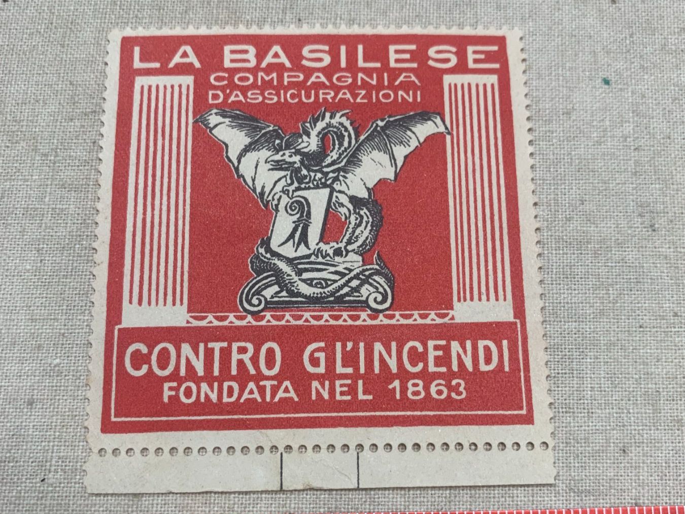 Cartoline postali: "La Basilese compagnia d' assicurazioni" – Usato da Sorengo venduto da 74in 1