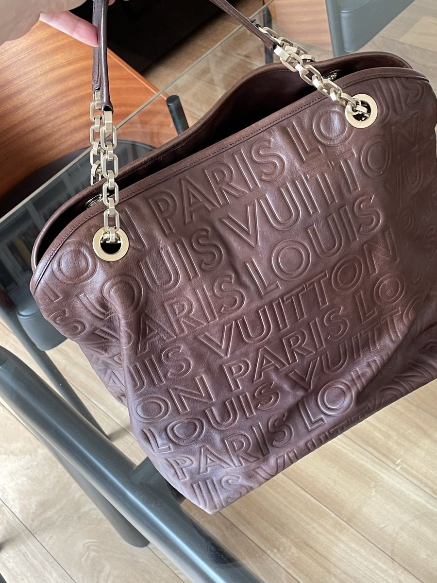 Louis Vuitton Taschen für Damen: Louis Vuitton Whisper GM chocolate - limited edition – Gebraucht aus Cologny von Jul_ez 3