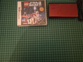 Nintendo DS lite red   + LEGO Star Wars II, boxed, CIB