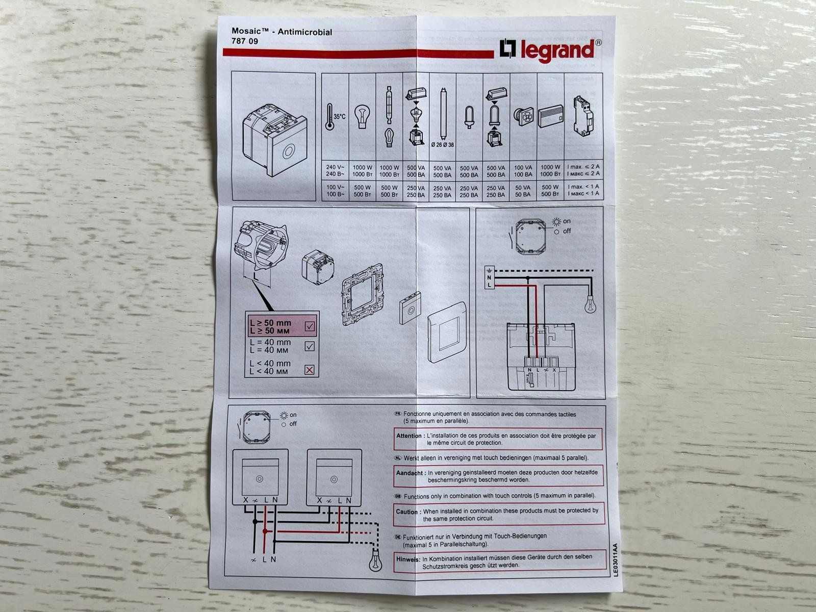 Legrand Interruttori: Legrand STEFFEN Lichtsensor/Sensor Schalter 500VA Neu & OVP! – Nuovo e nell'imballaggio originale da Innertkirchen venduto da Gontschar 6