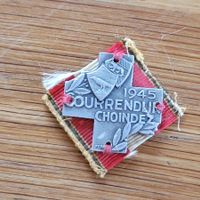 Médaille Ancien Insigne/Badge Suisse Courendlin 1945