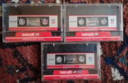 MAXELL - 3 x cassettes MC - UR 60/90 - made Japan