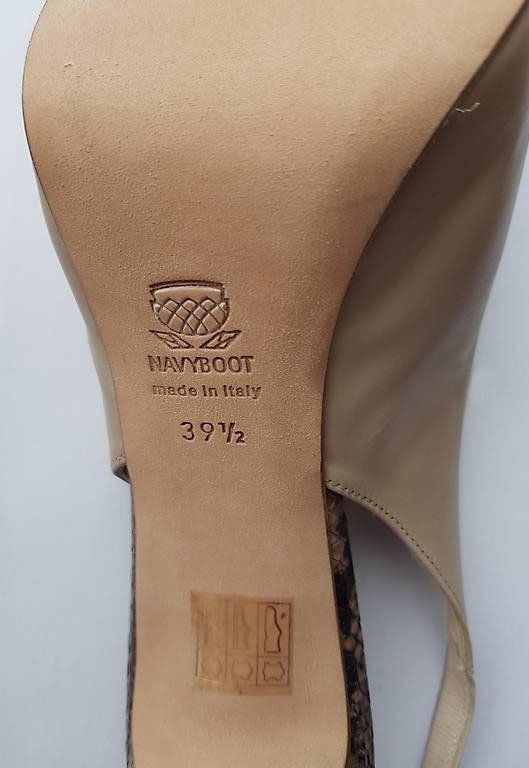 Navyboot Damenschuhe: Plateau High-Heels in Leder von Navyboot – Gebraucht aus Berg am Irchel von CM.Collection 2