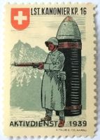 Soldatenmarke 2.WK, Landsturm Kan Kp 16, gelb Pa, Wi Art 109