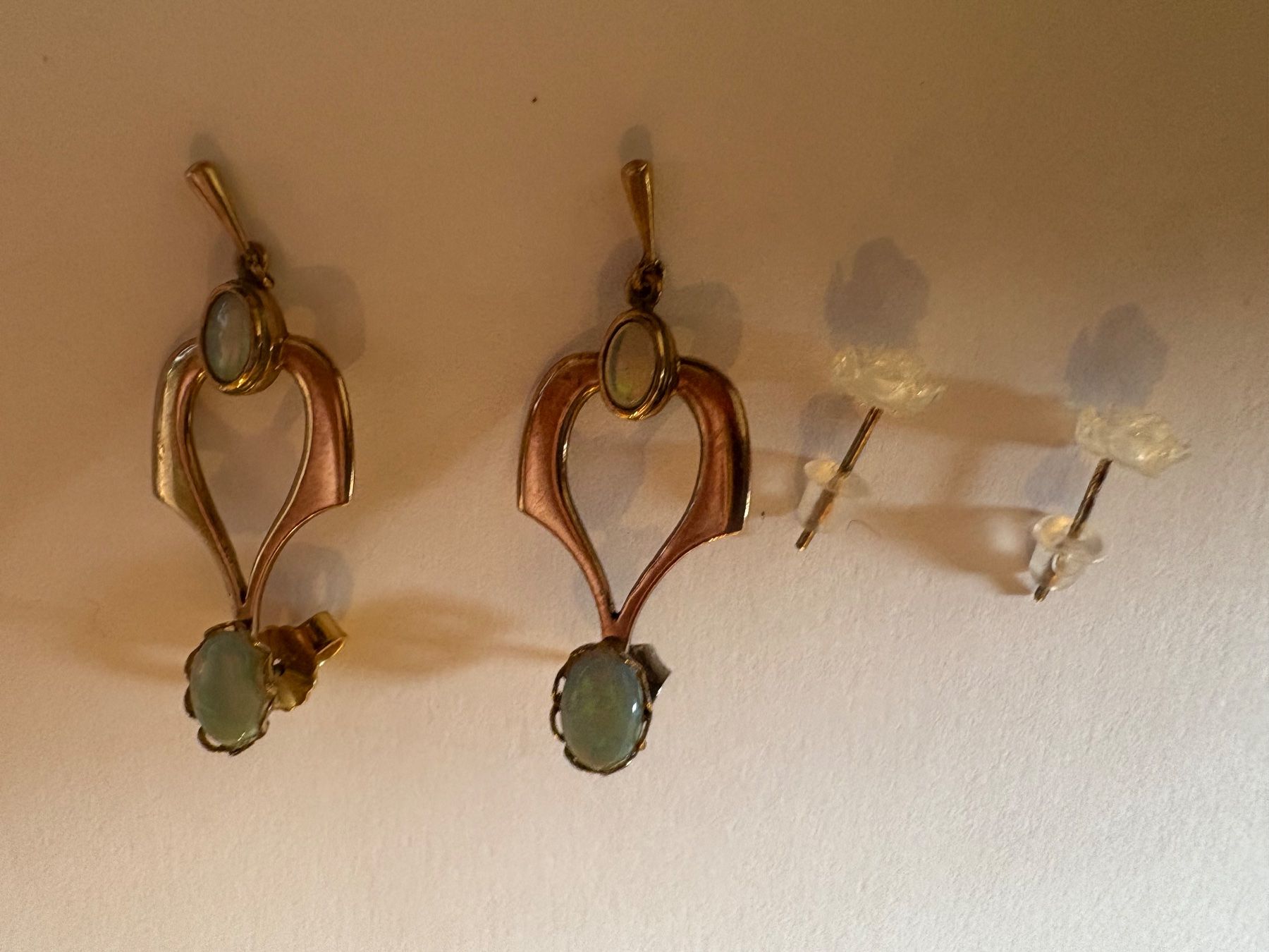 Orecchini pendenti & Orecchini a lobo: Opal Ohrringe 2par – Usato da Murten venduto da Tzaugg 3