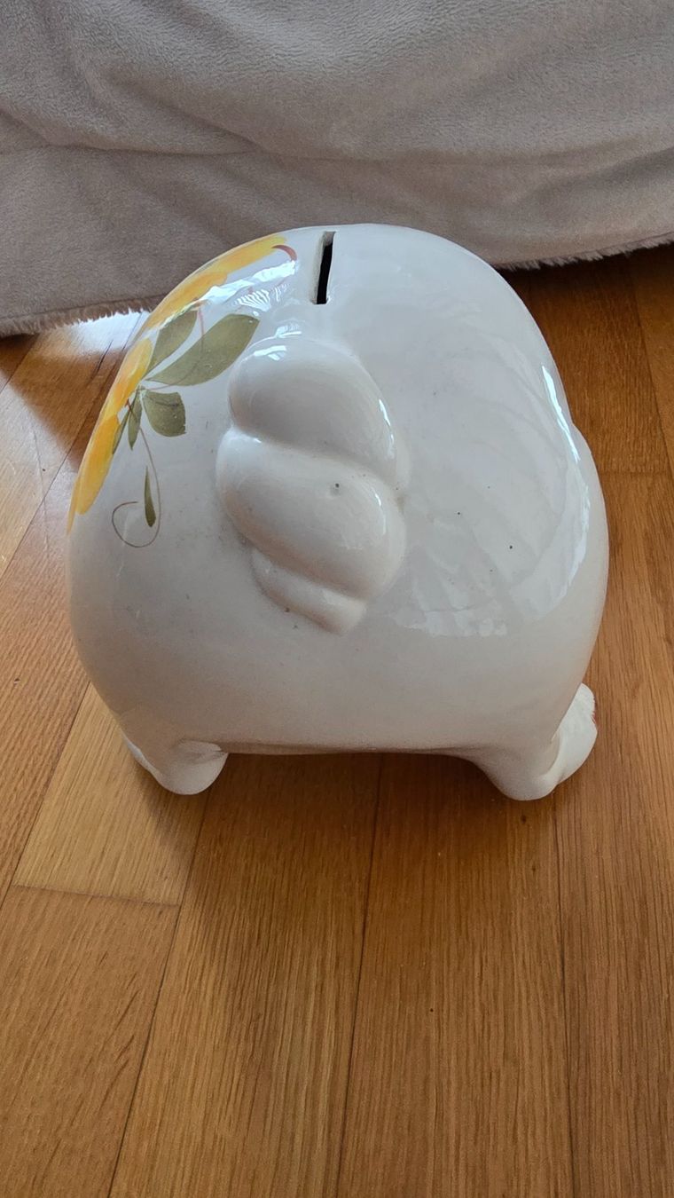 Spardosen: Sparschwein "Frühlingsblume" – Gebraucht aus Rafz von Domimir 3