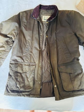 Barbour Wachsjacke Grösse XL Oliv