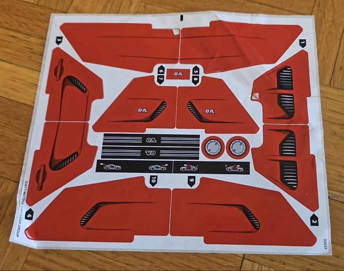 Lego Kit di costruzioni: Lego technic 8070 Supercar de 2011 – Usato da confignon venduto da chachou79 3
