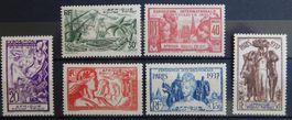 Franz. Äqudorialafrika Kat. 75-80 * 1937