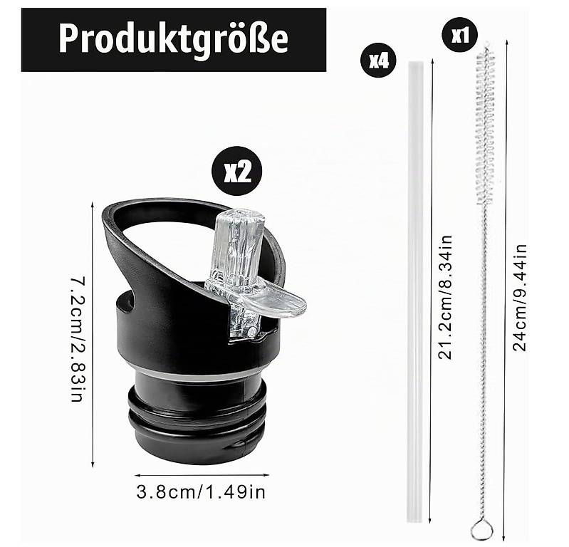 Behälter & Ähnliches: Strohhalm Deckel – Neu und originalverpackt aus Rüegsauschachen von hrs3432 2
