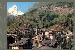 AK Zermatt VS origineller Ausschnitt © Frau Arnold ≈ 1990