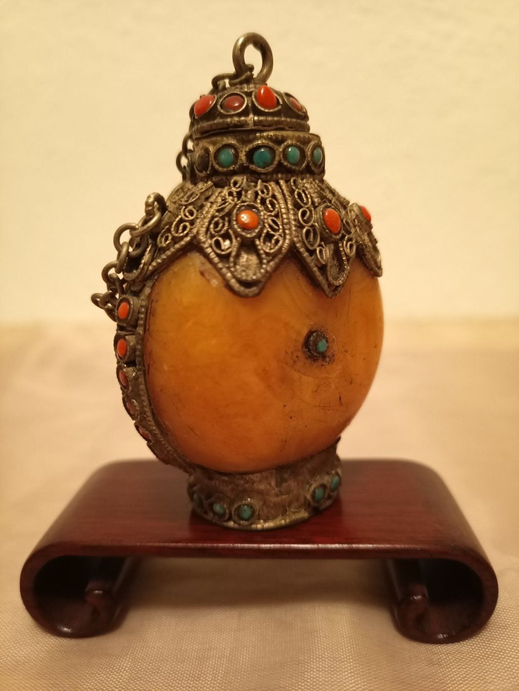 Flacons: Snuff Bottle Bernstein  "China-Mongolei" – Gebraucht aus Schwerzenbach von oldthings79 4