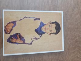 Carte postale Egon Schiele portrait garçon occasion