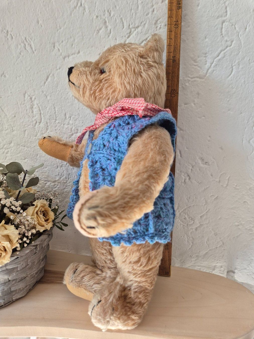 Giocattoli: Süsser Vintage Teddybär mit Weste & Halstuch – Usato da Bern venduto da aronari 6