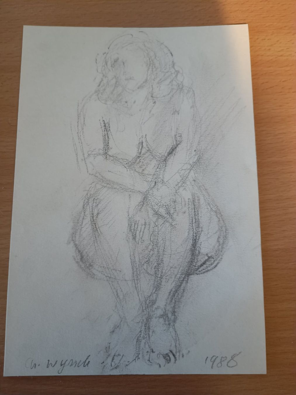 Dipinti: Charles Wyrsch - original Zeichnung – Usato da Menziken venduto da Artographs
