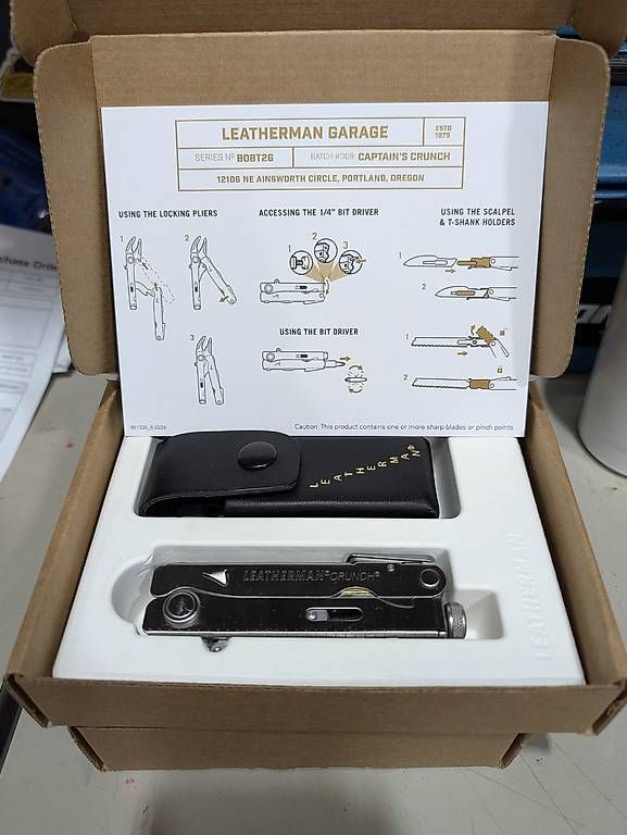 Tutti gli attrezzi: Leatherman Garage Batch #008 Captain's Crunch – Usato da Hünenberg venduto da widmer9