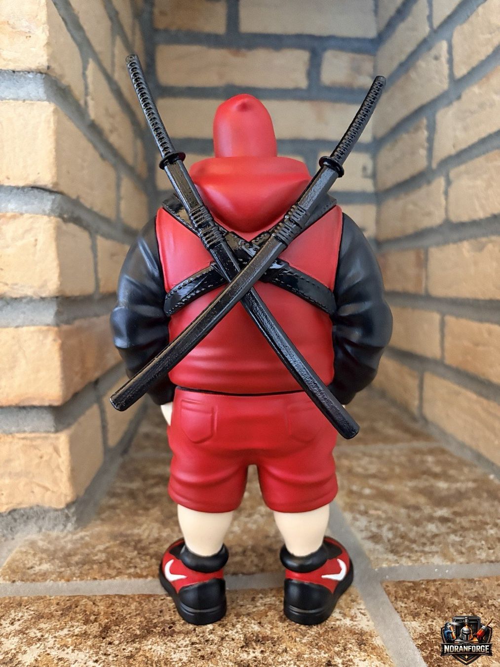 Marvel Statuette: Handbemalte 3D-gedruckte Fat Deadpool – Nuovo e nell'imballaggio originale da Fislisbach venduto da tam_t828 3