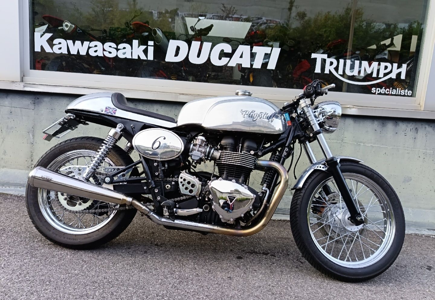 Triumph Route: Triumph Bonneville cafe racer – D'occasion à Delémont par lolit 9