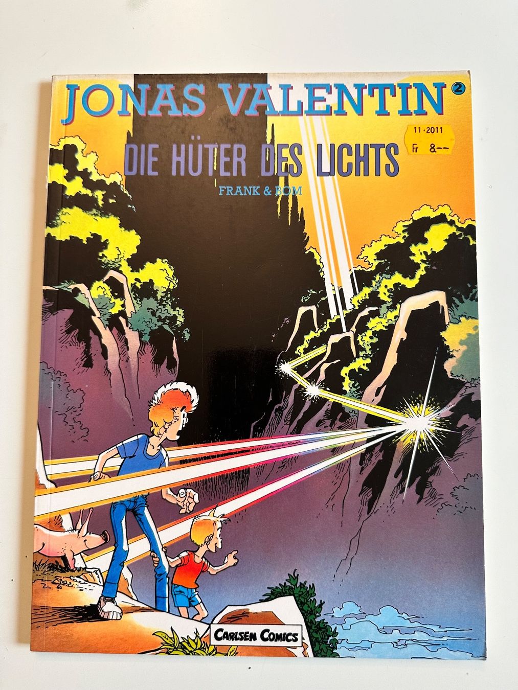 Fumetti: JONAS VALENTIN BAND 2 - DIE HÜTER DES LICHTS – Usato da Münsingen venduto da Ganjam