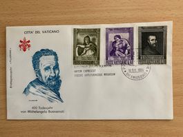 Vatikan Michelangelo Ersttagsbrief 1964 400 Todesjahr Bri...