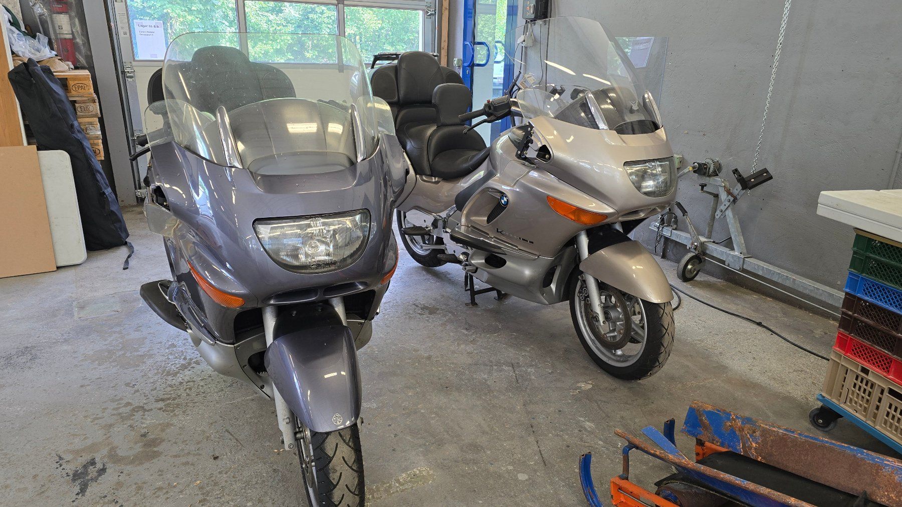 BMW Strasse: 2 mal BMW K1200 LT – Defekt aus Glarus von Ttool 3